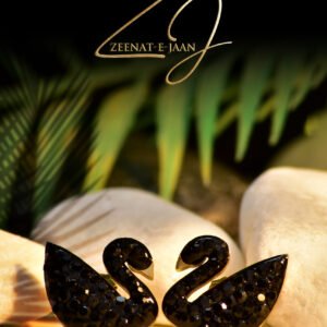 Noir Swan Studs